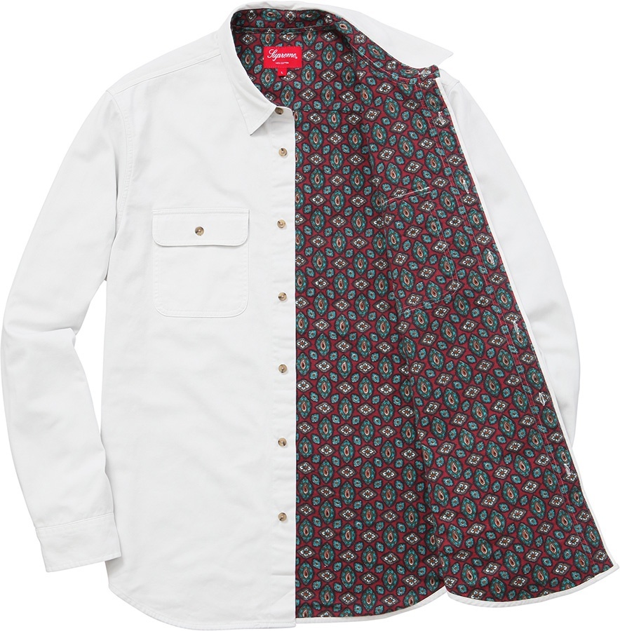 Flannel Lined Twill Shirt view 3